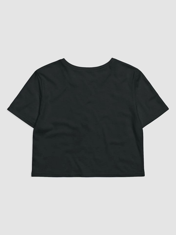 Simplistic NerdyNoodle Emblem Cropped Tee (Black) product image (2)