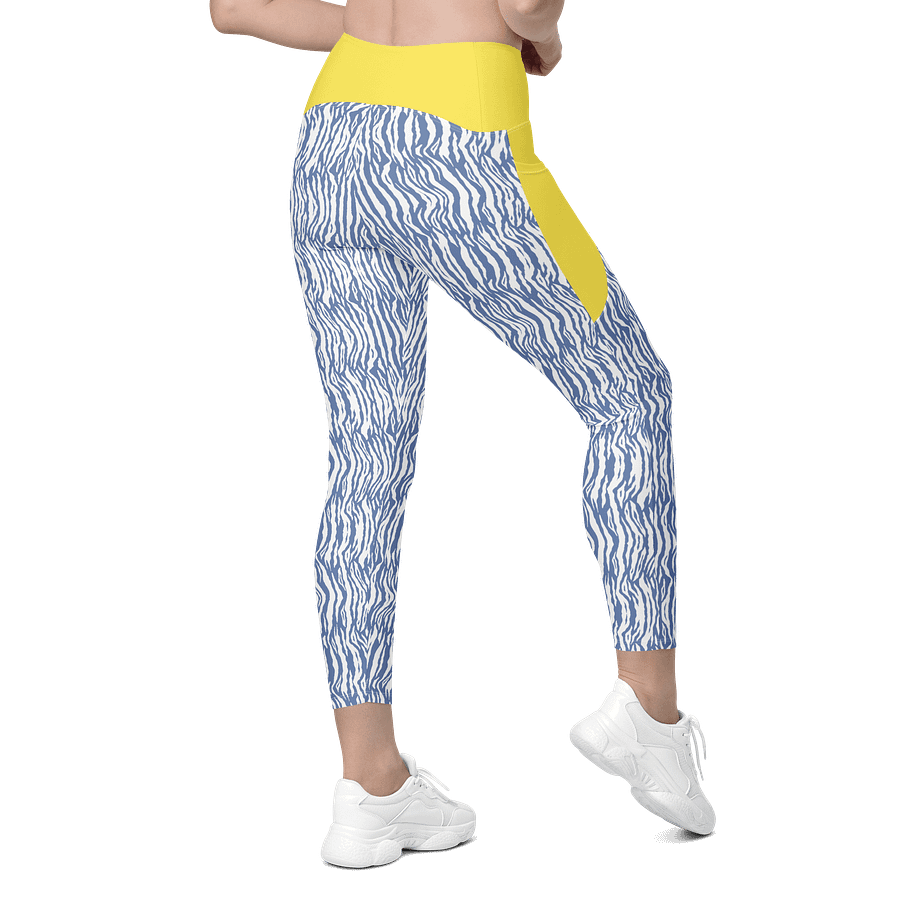 Blue Patterned Leggings product image (9)