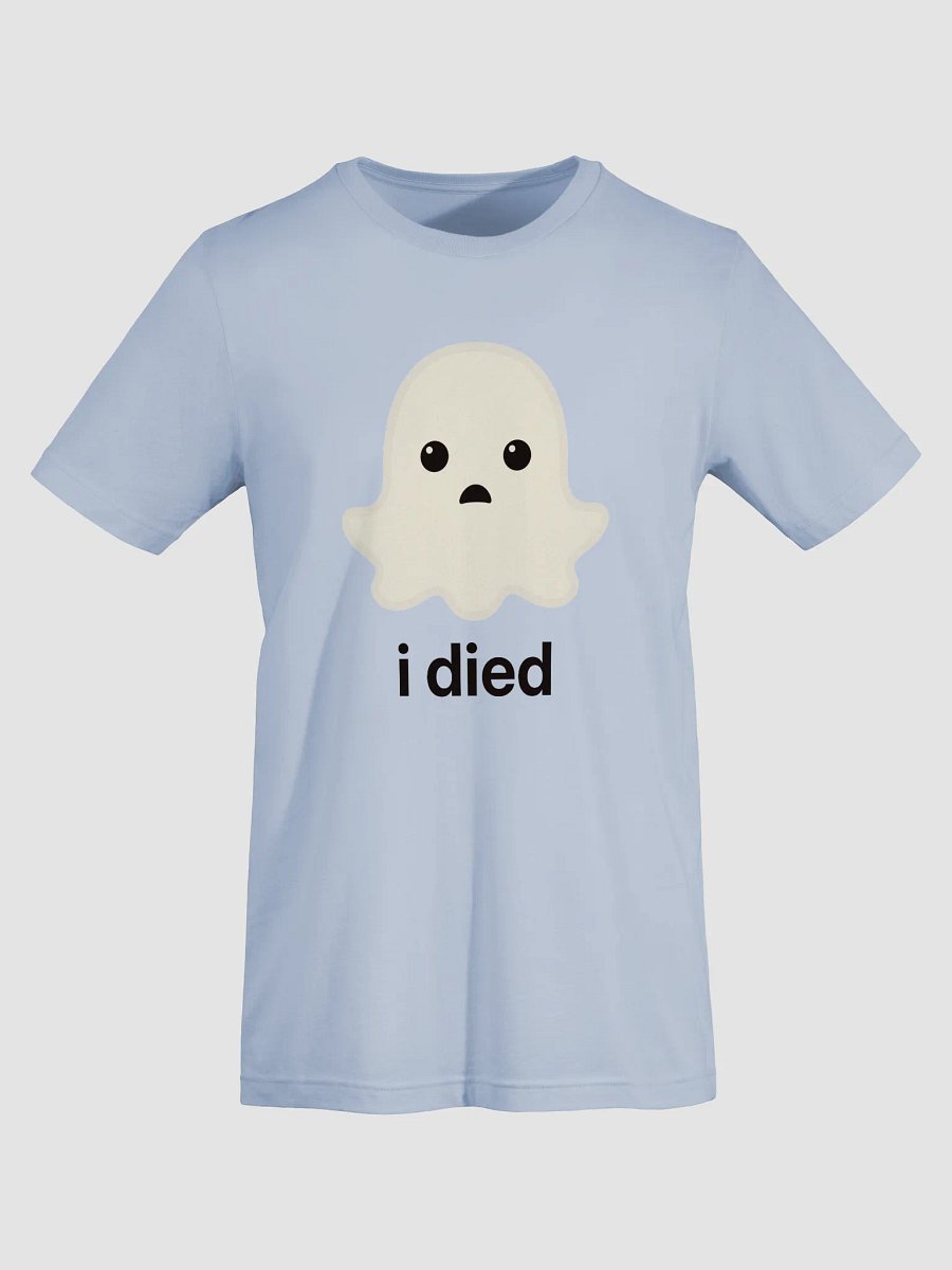 Sad Ghost Simple Tee - Light Color product image (46)