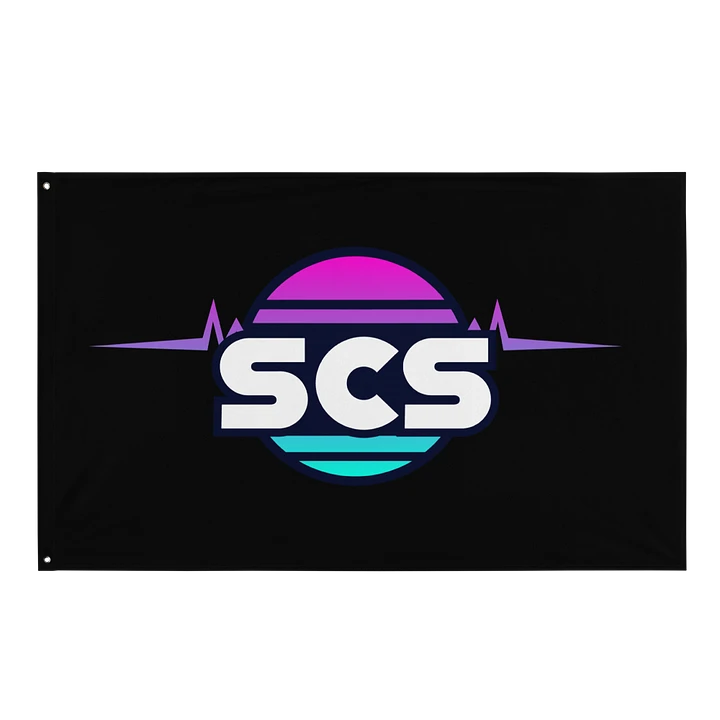 SCS BADGE FLAG (BLACK) product image (1)