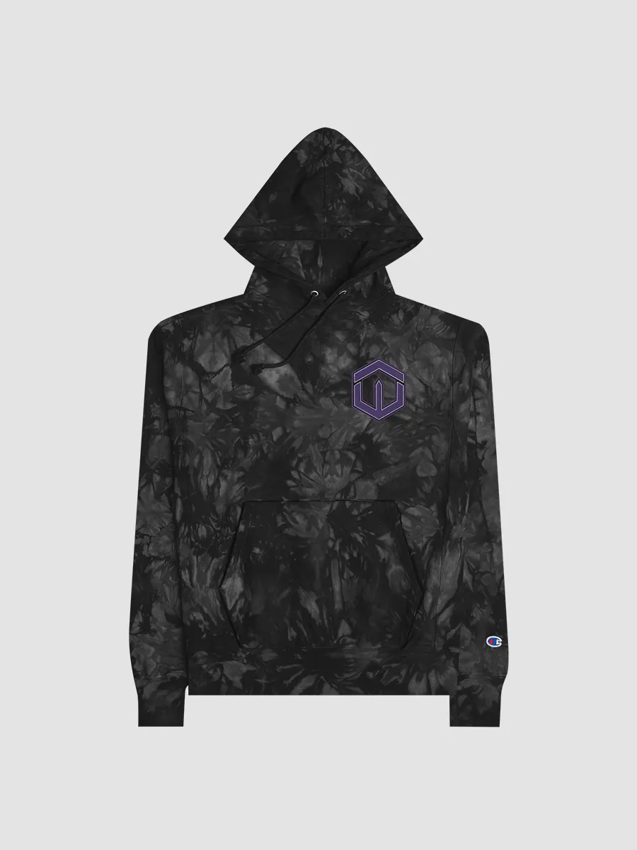 Revival Embroidered Tie dye Unisex Champion Hoodie Wootball