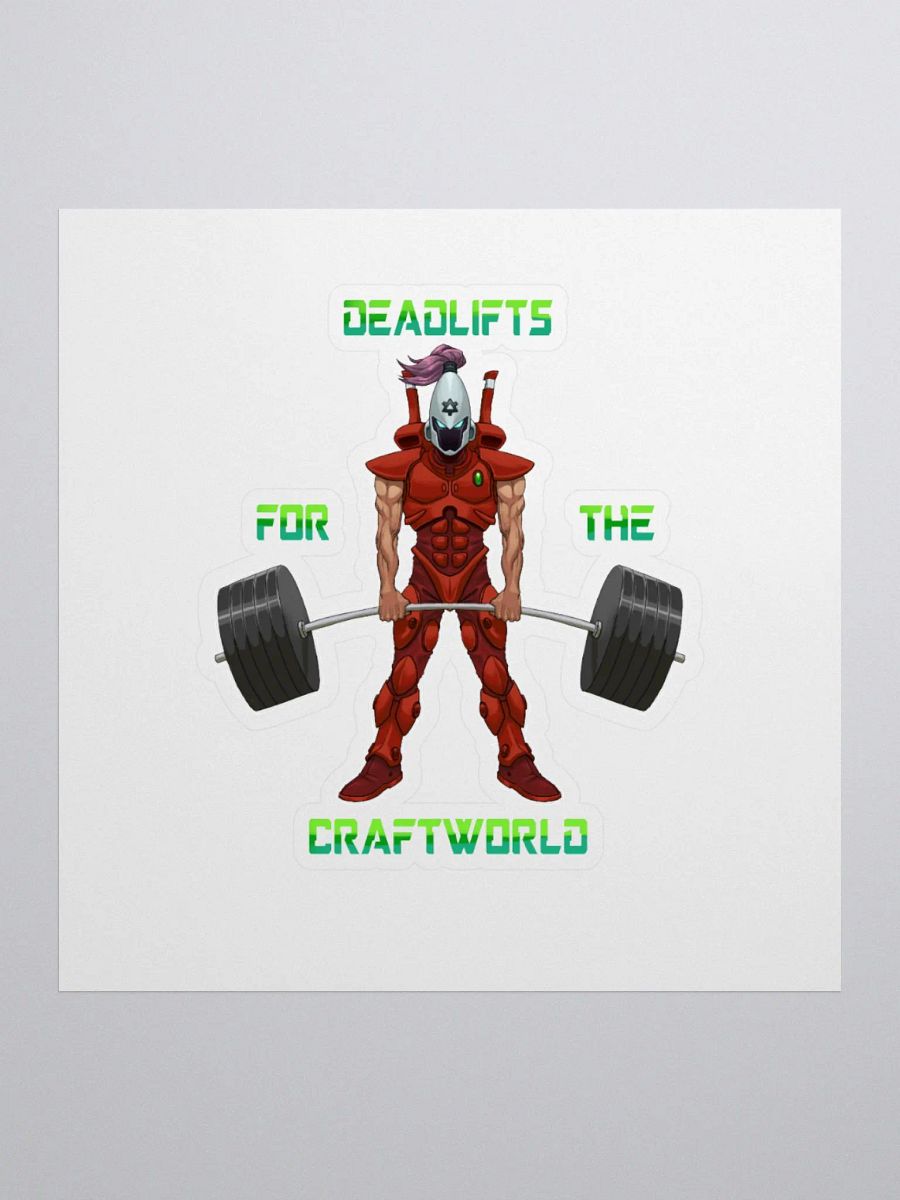 Deadlifts For The Craftworld! - Sticker product image (1)