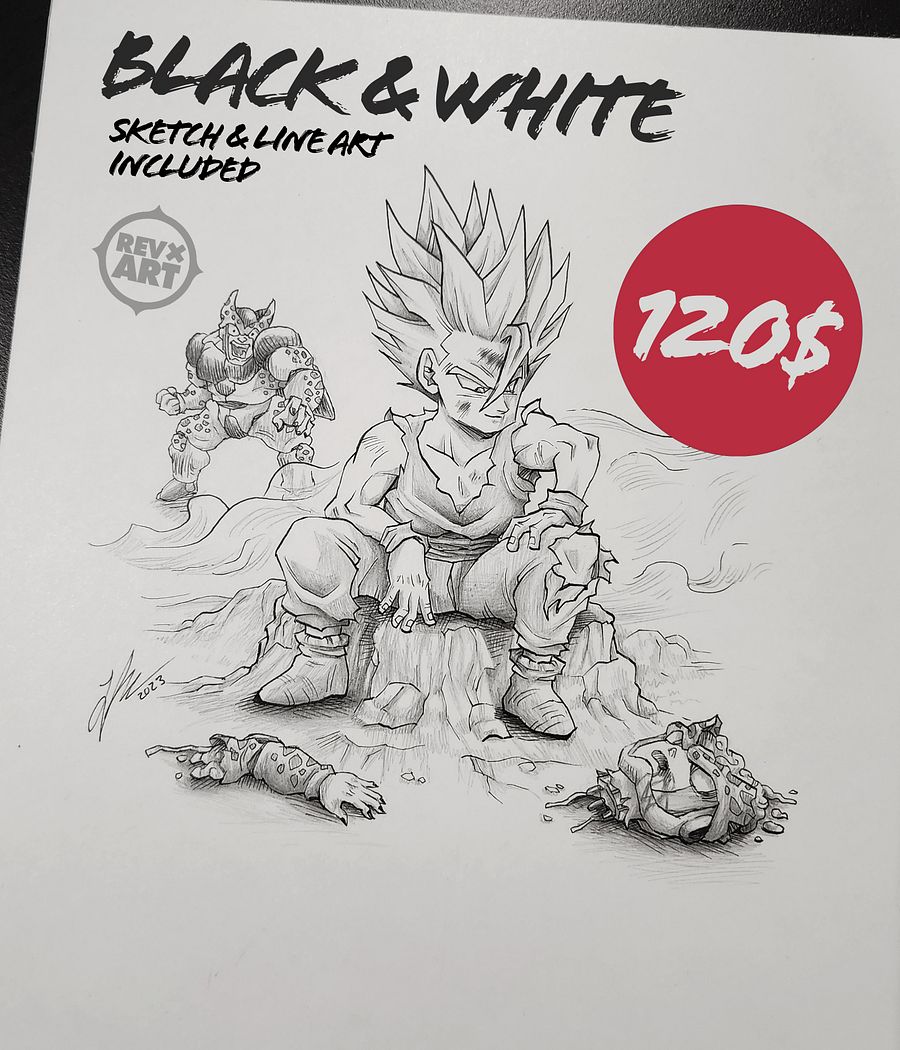 Black & White Commission product image (1)
