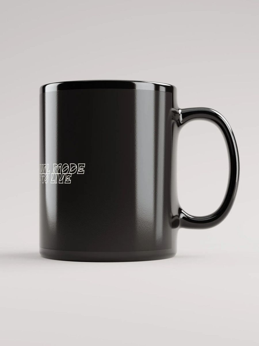 Survival Mode Off: Black Glossy Mug product image (12)
