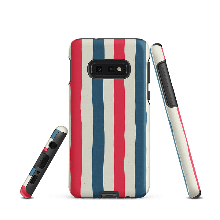 Cosmic Bloom Stripes Tough Case for Samsung product image (2)