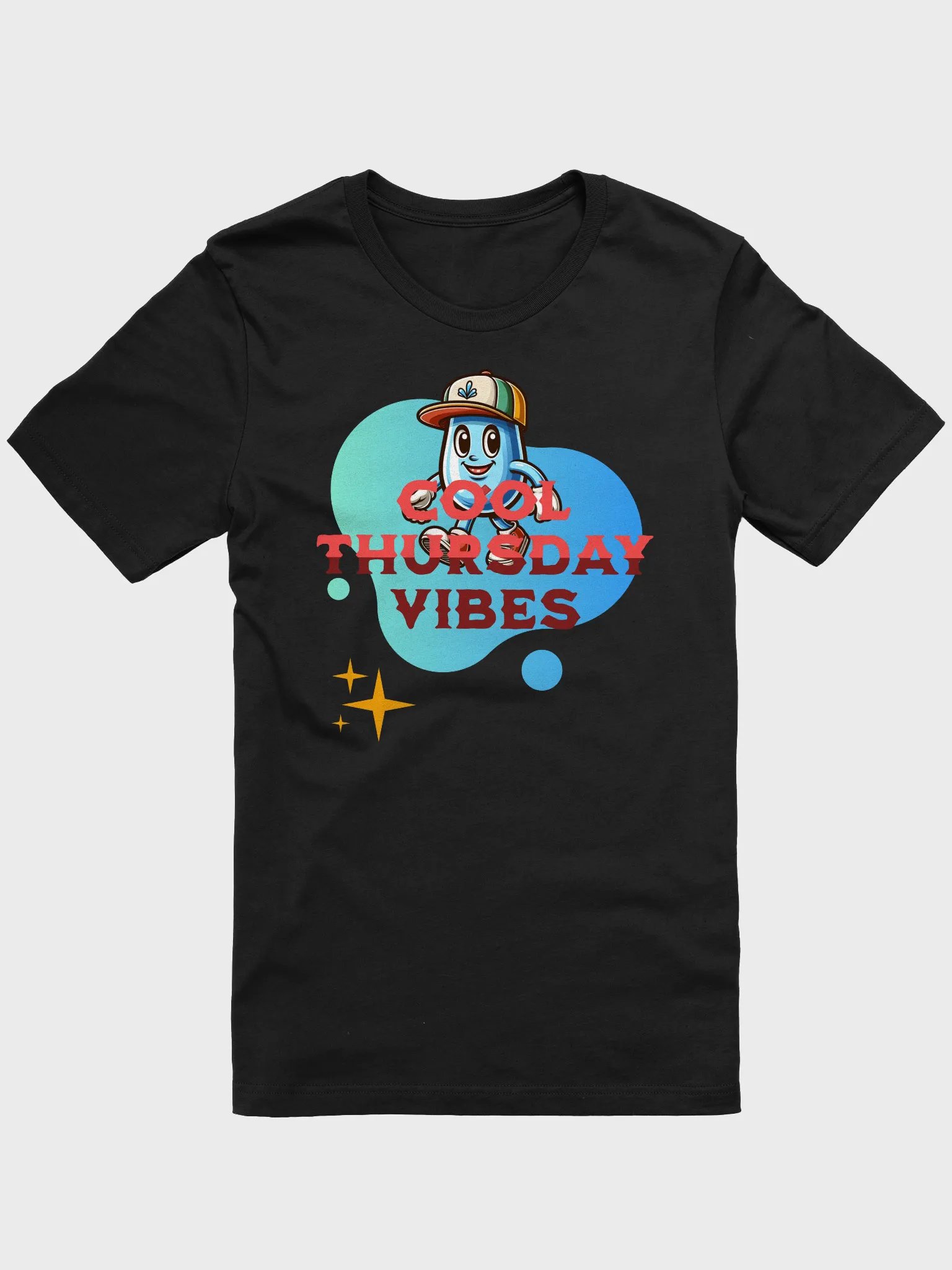 Cool Thursday Vibes Cartoon T-Shirt product image (1)