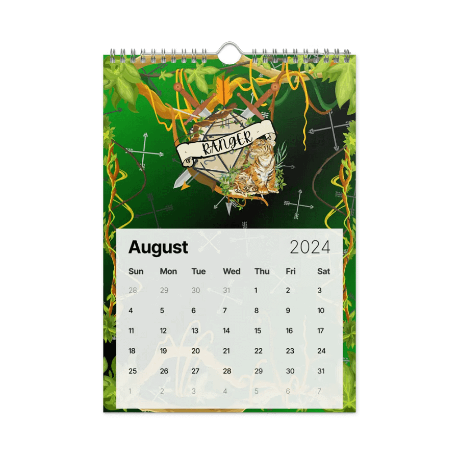 Chill Zone DnD Vibes 2024 Calendar product image (11)