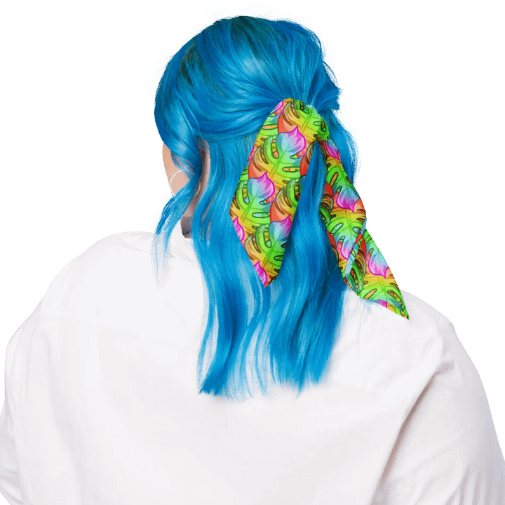 Rainbow Monstera Bandana product image (2)