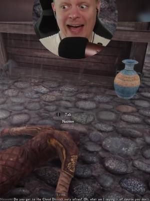 Nazeem visits the cloud district in spectacular fashion! #twitch #twitchclips #streamer #funny #skyrim #skyrimmemes #fyp