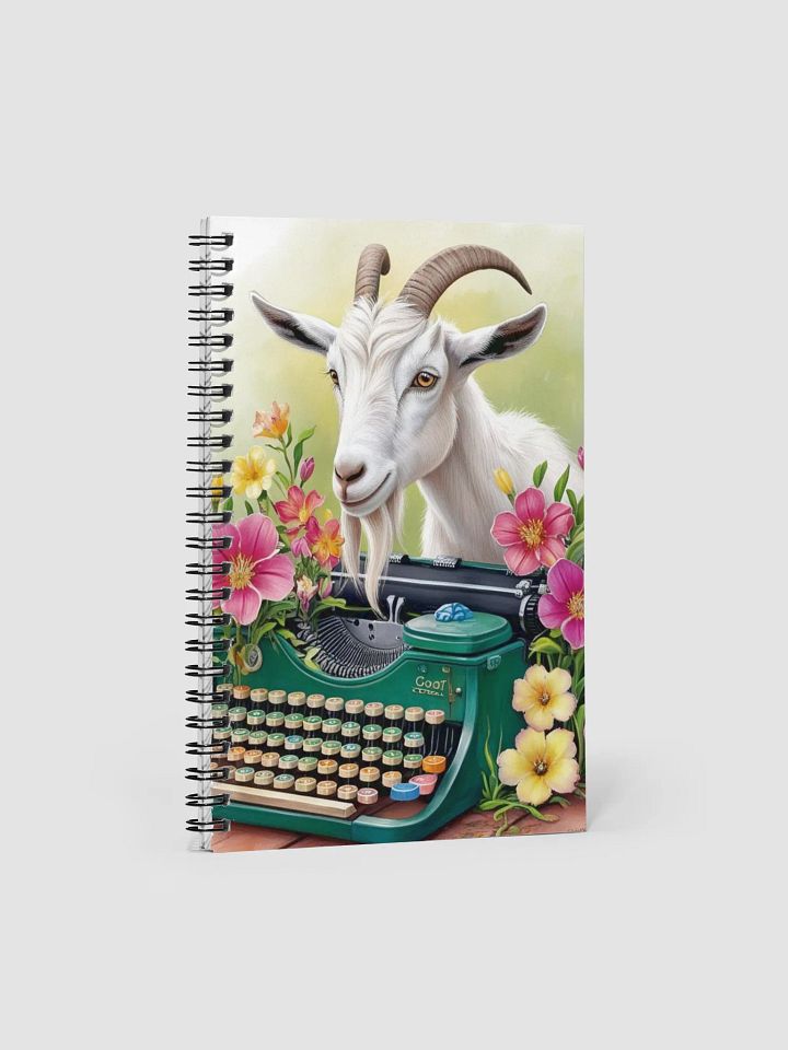 Whimsical Typewriter Dreams Spiral Notebook product image (1)