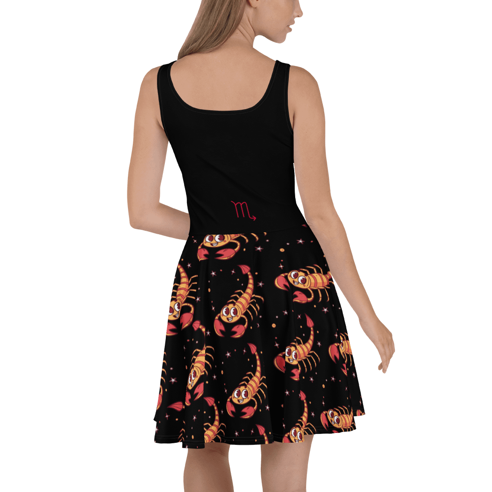 Swirling Scorpio Skater Dress product image (4)