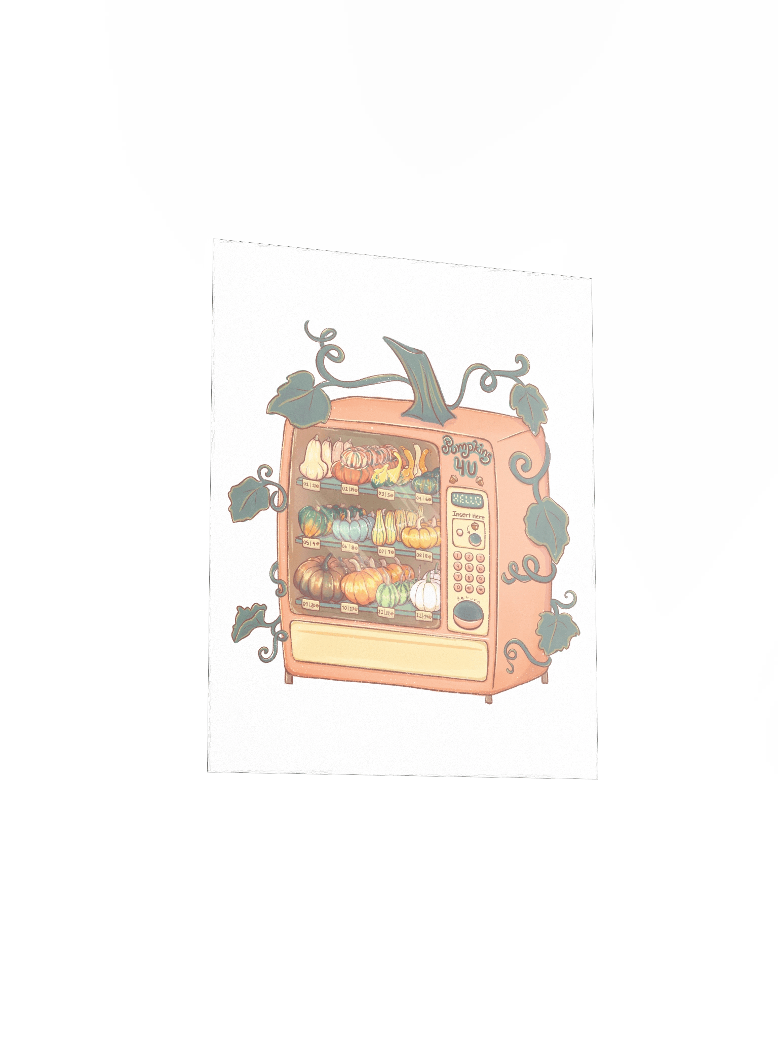 Pumpkin Vending Machine - Print product image (6)