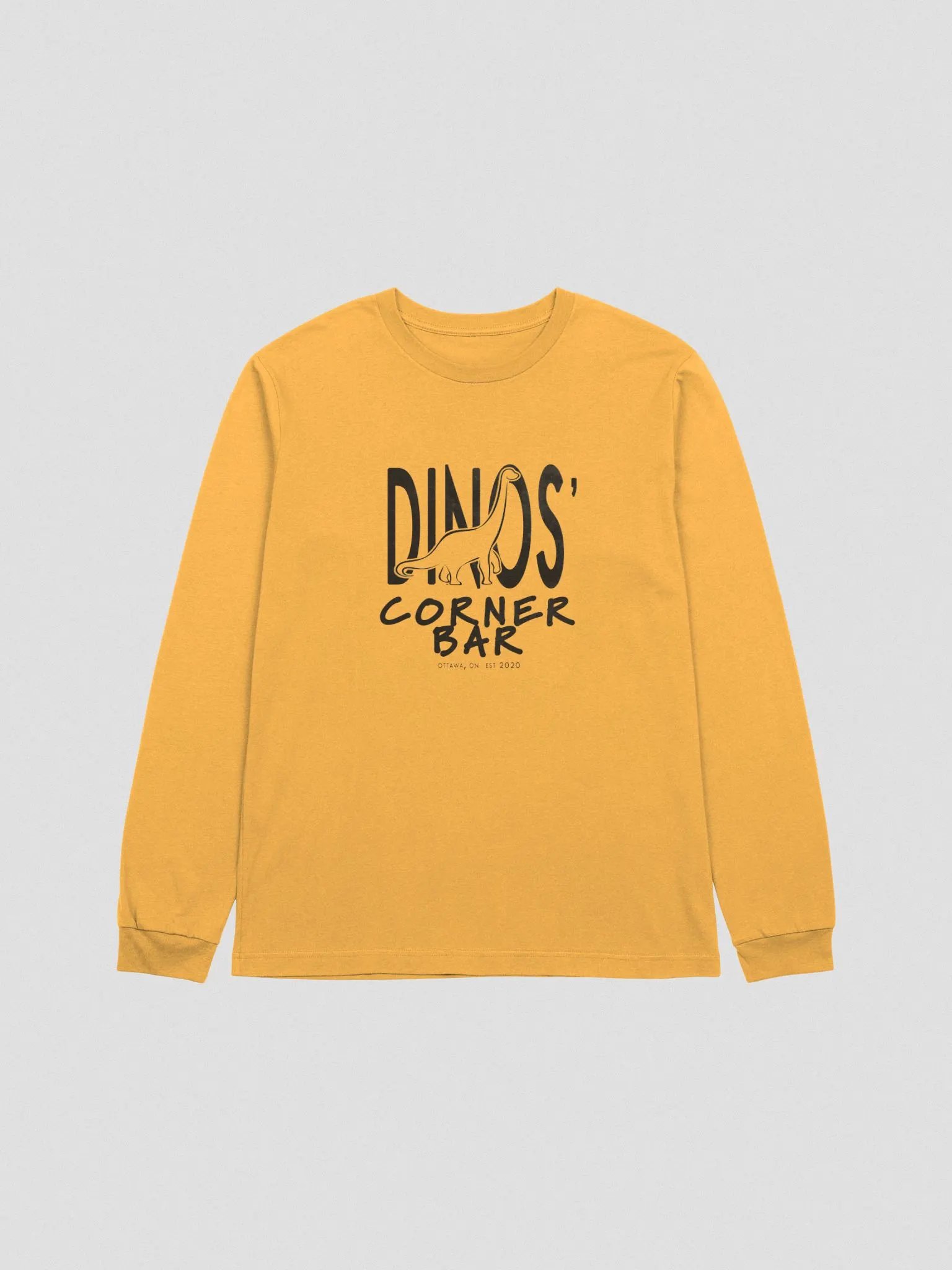 Dinos' Corner Bar Long Sleeve T-Shirt [Dark] product image (2)