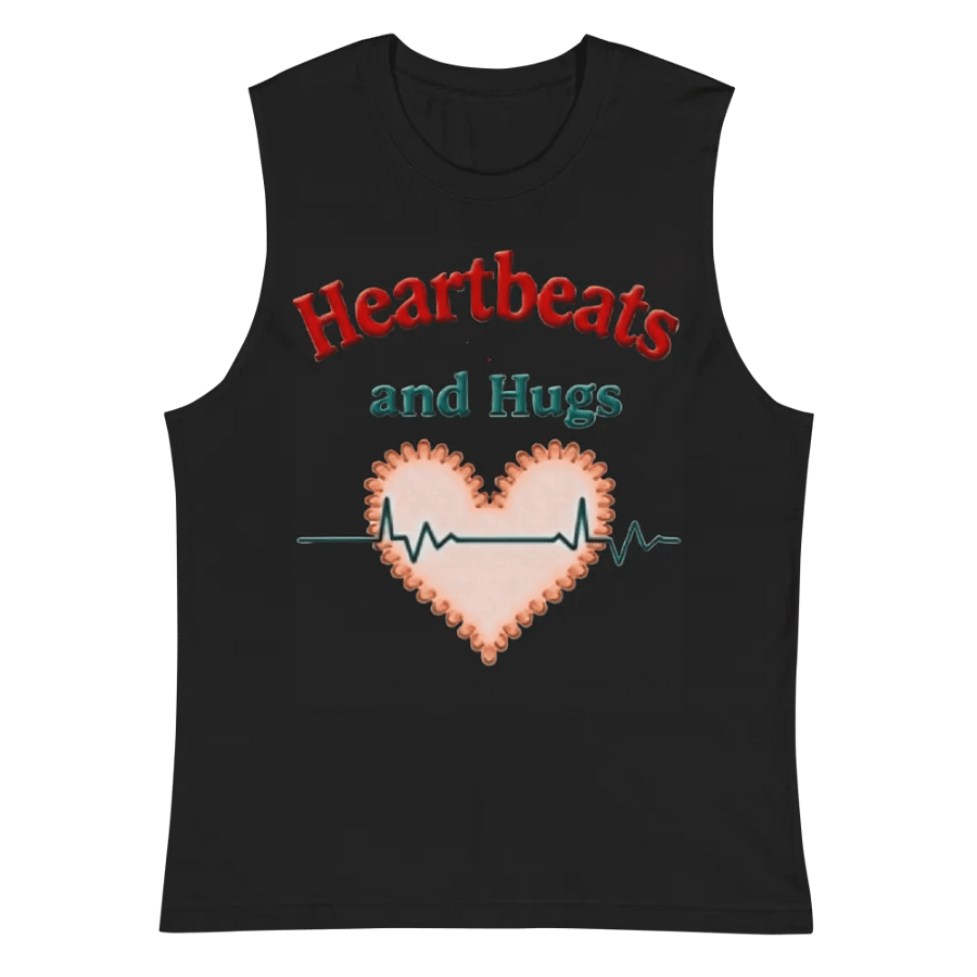 Heartbeats and Hugs Muscle Tank product image (3)