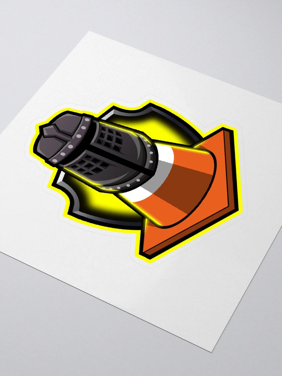 Yellow Helmet Sticker product image (3)