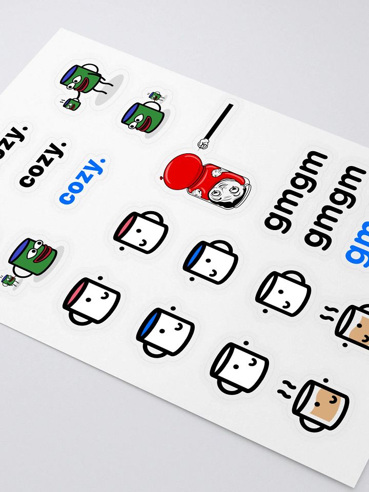 cozy stickers product image (2)