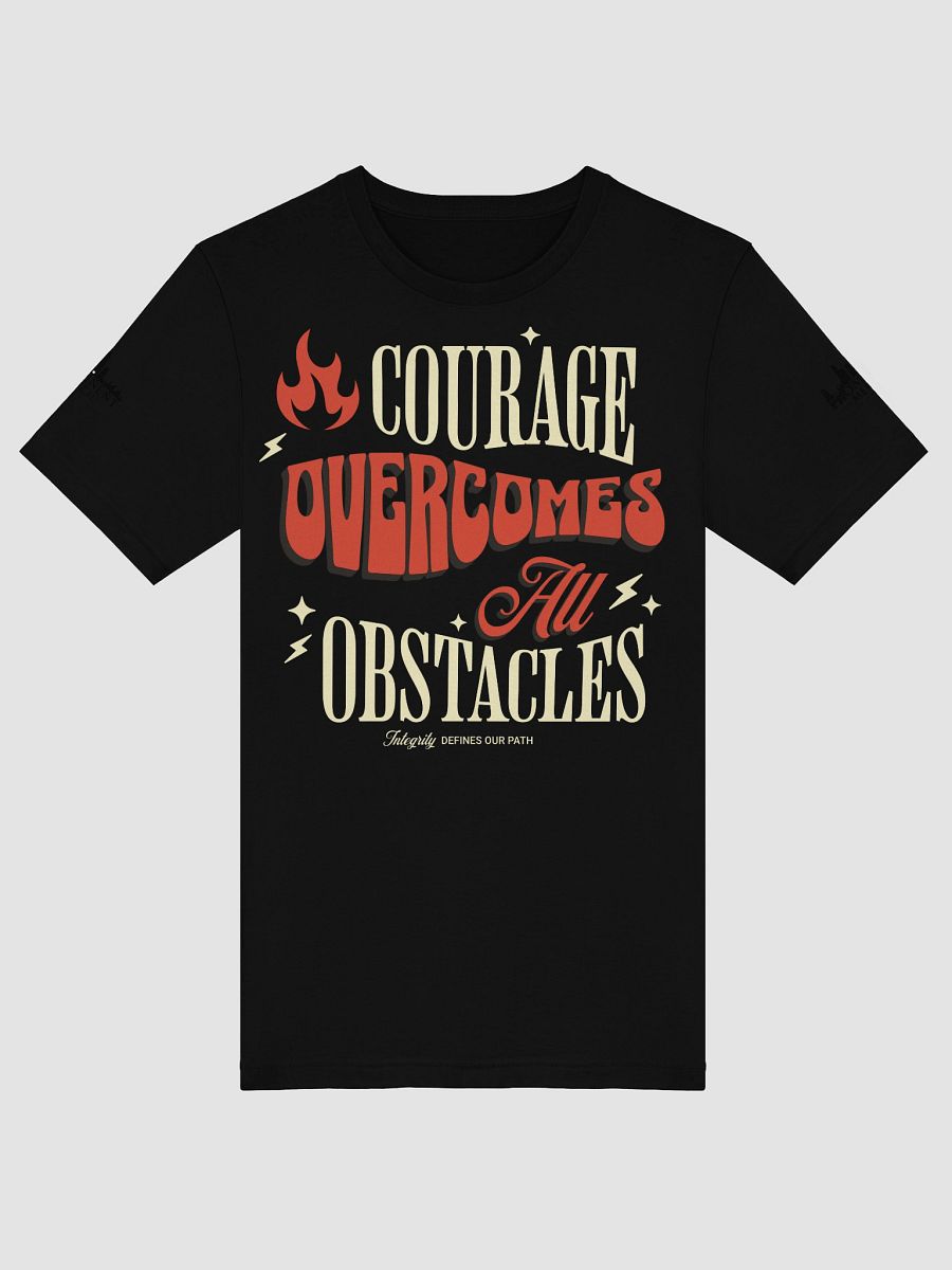 Courage Overcome All Obstacles Lightweight Shirt product image (5)