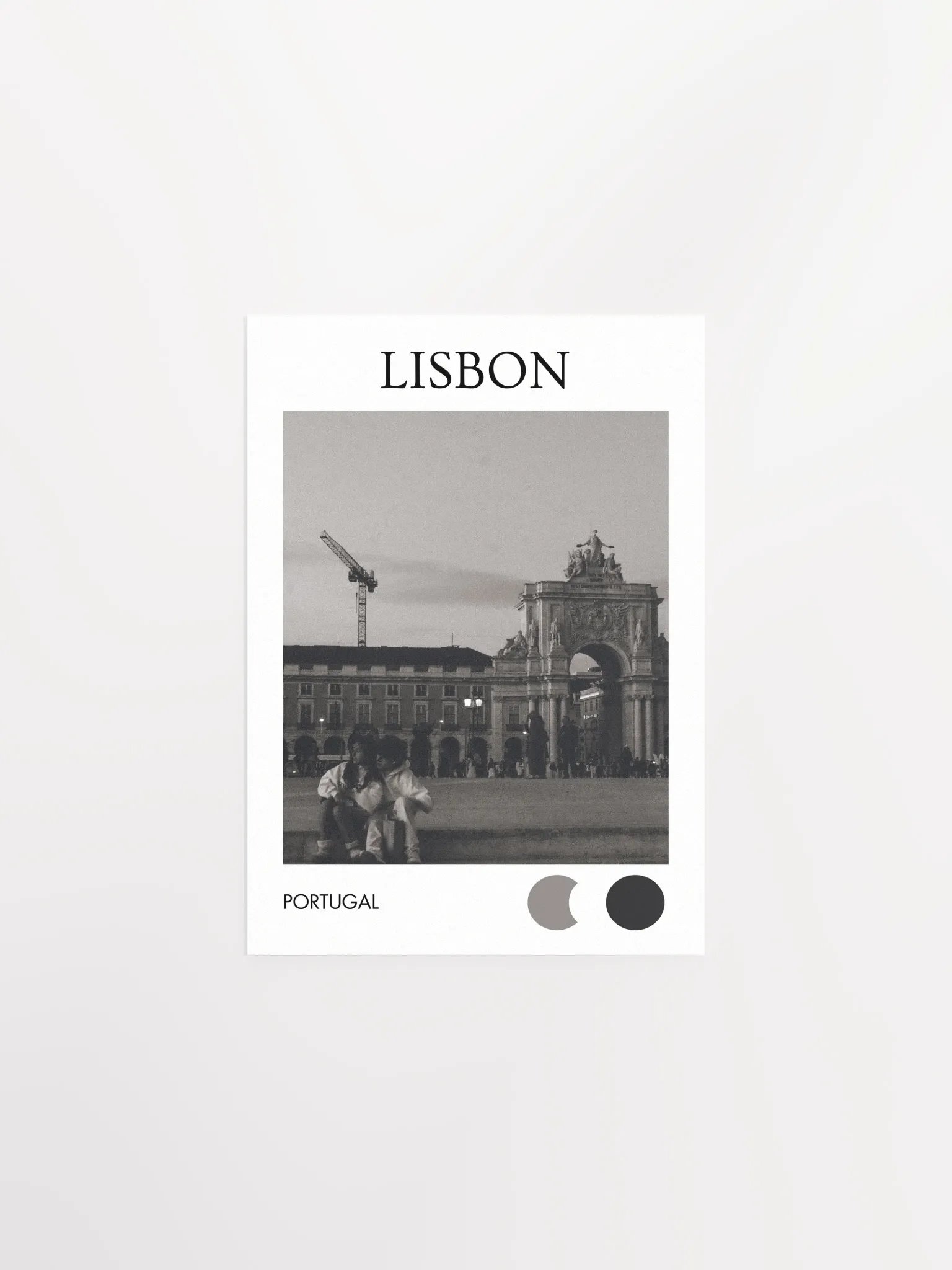 Lovers in Rua Augusta - Black & White product image (1)