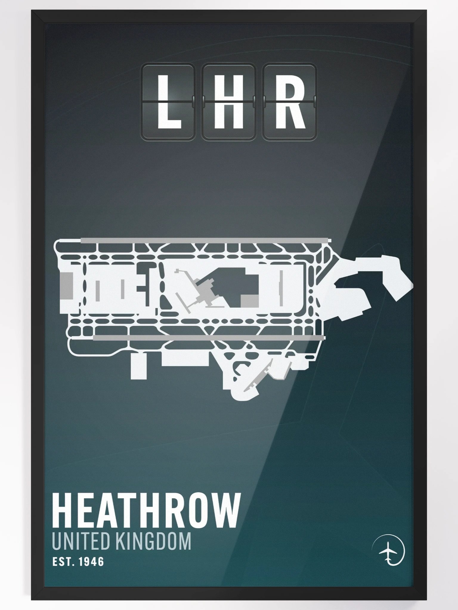 London LHR Poster (Framed) product image (4)