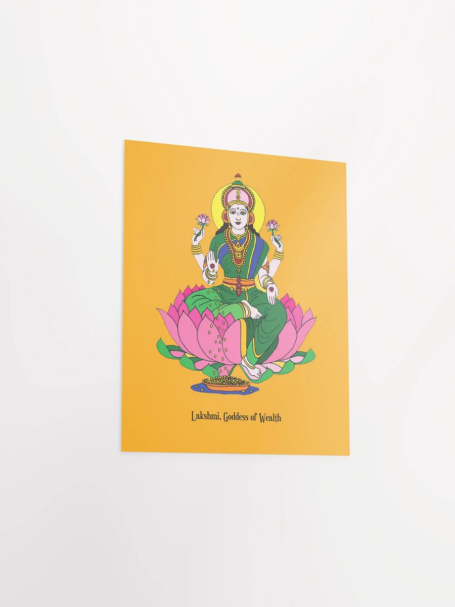 Goddess Lakshmi 8x10 Print product image (3)