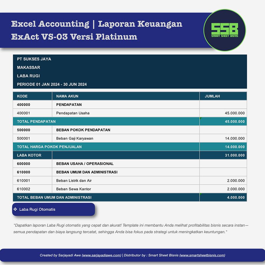 ExAct VS-03.2 PLATINUM | Excel Accounting product image (4)