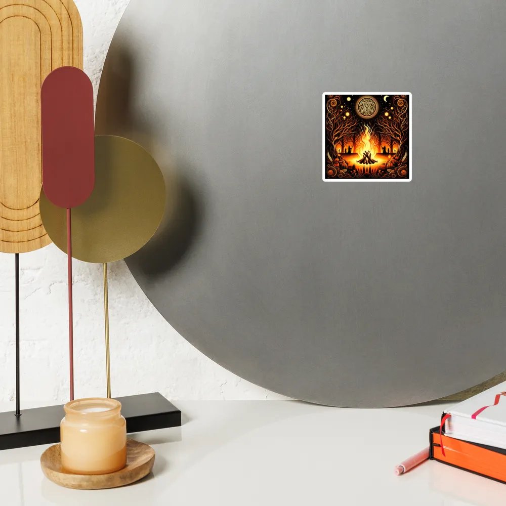 Samhain / Halloween 'Travellers Logs' Die Cut, Slimline, Fade Proof Magnets product image (9)