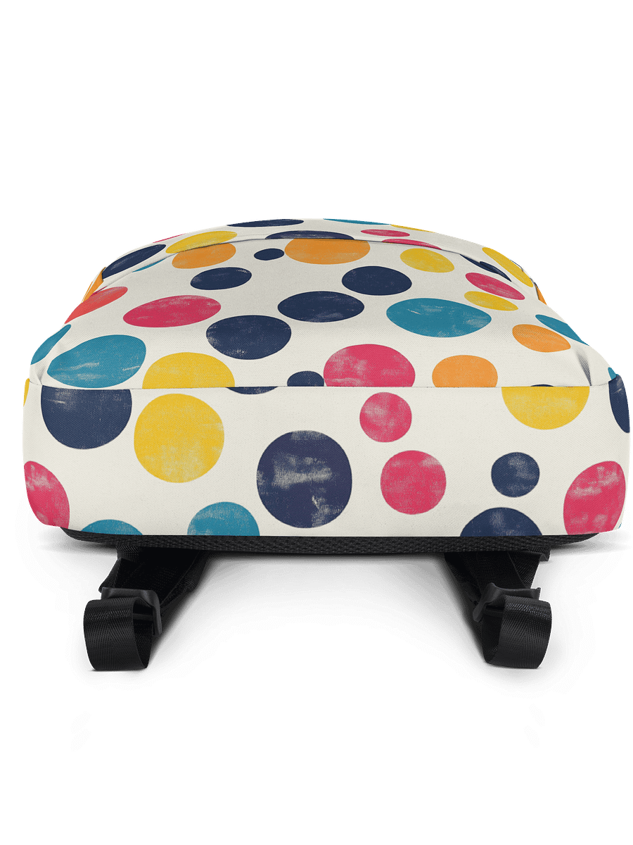 Polka Dot Illusion Vintage Retro Backpack product image (8)