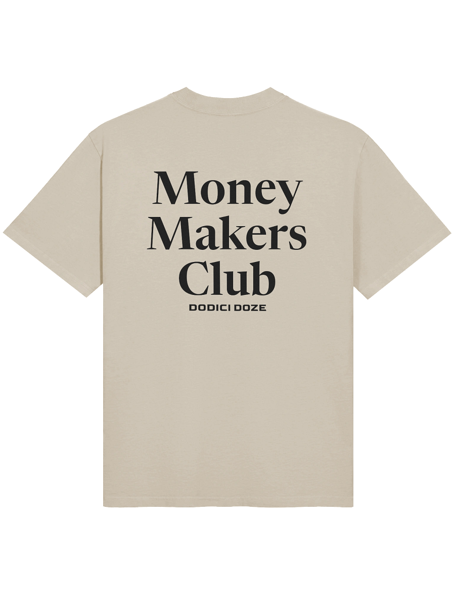Money Makers Tee White Oversized product image (4)