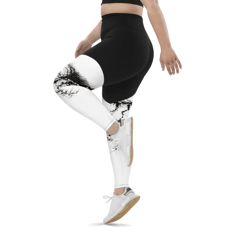 Bamboo Root All-Over Print Sports Leggings product image (12)