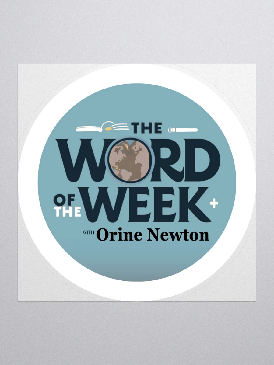 Word of the Week - Podcast Sticker product image (1)