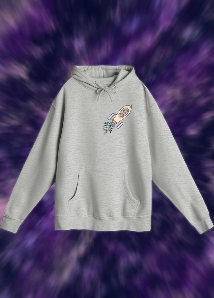 Galactic Greenery Astronaut Hoodie product image (21)