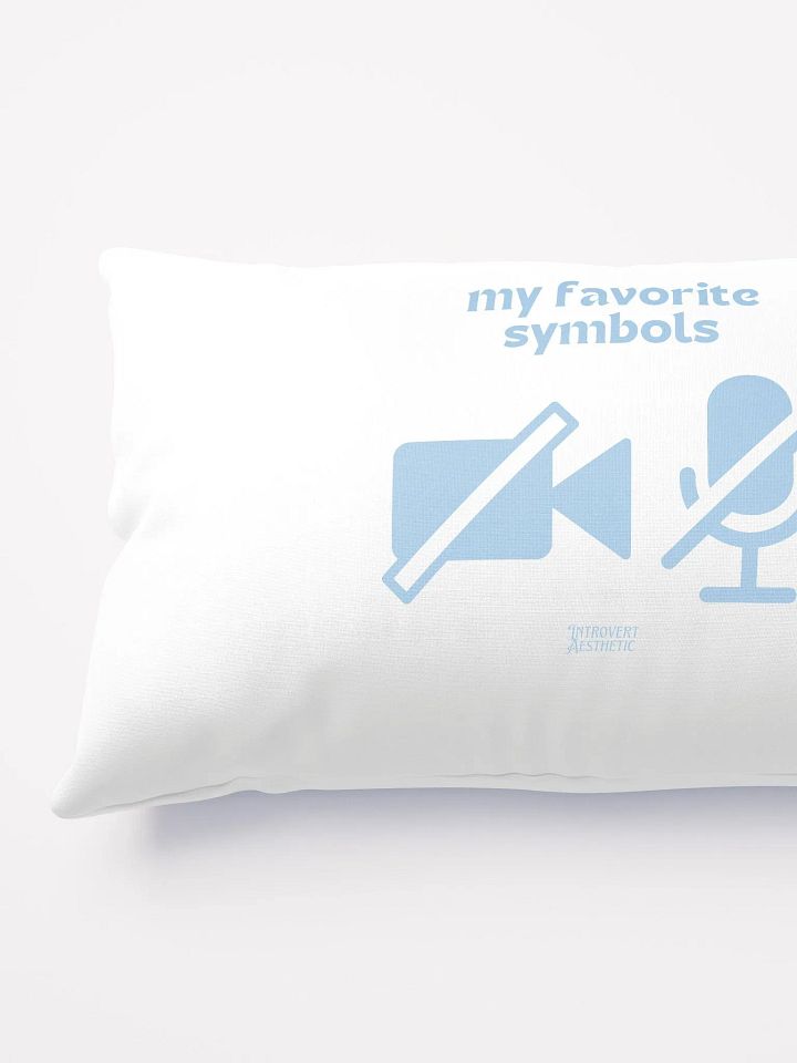Silent Symbols All-Over Print Pillow product image (2)