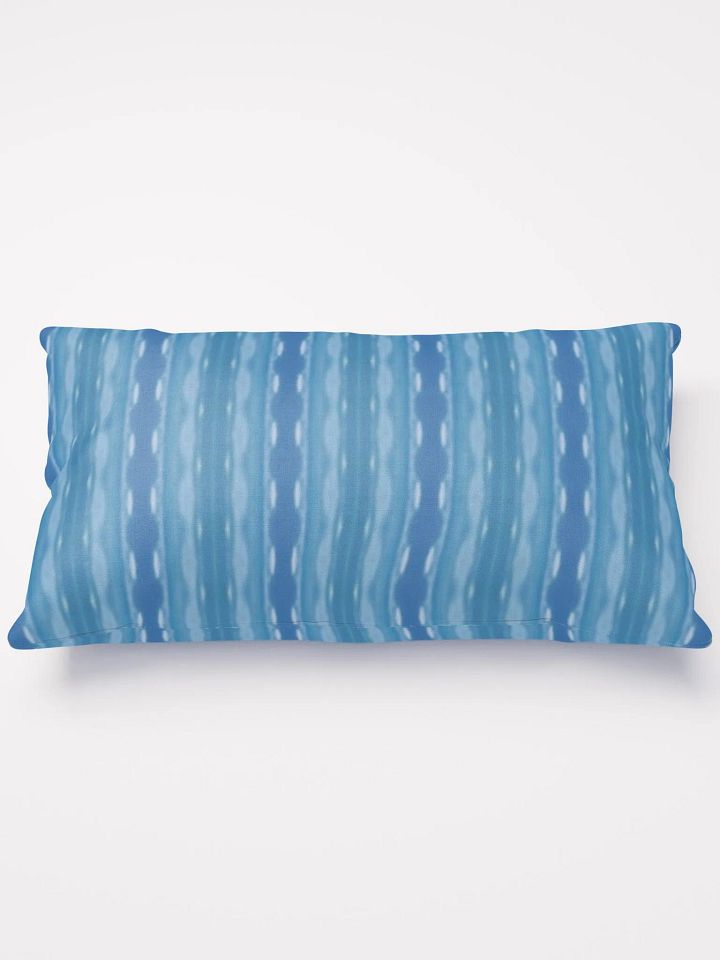 Ocean Blue Striped Pillow product image (1)