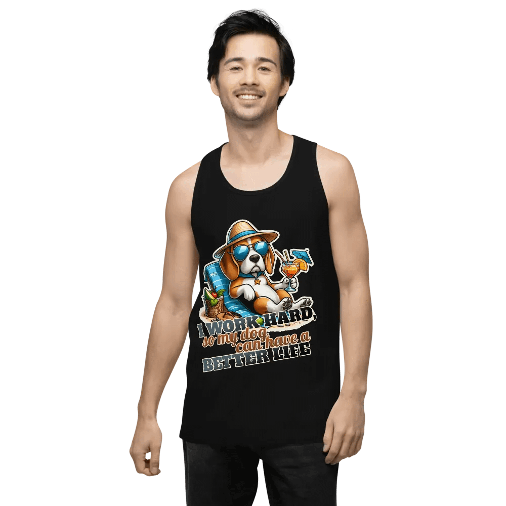 Work Hard - Beagle Beach - Tank Top product image (16)