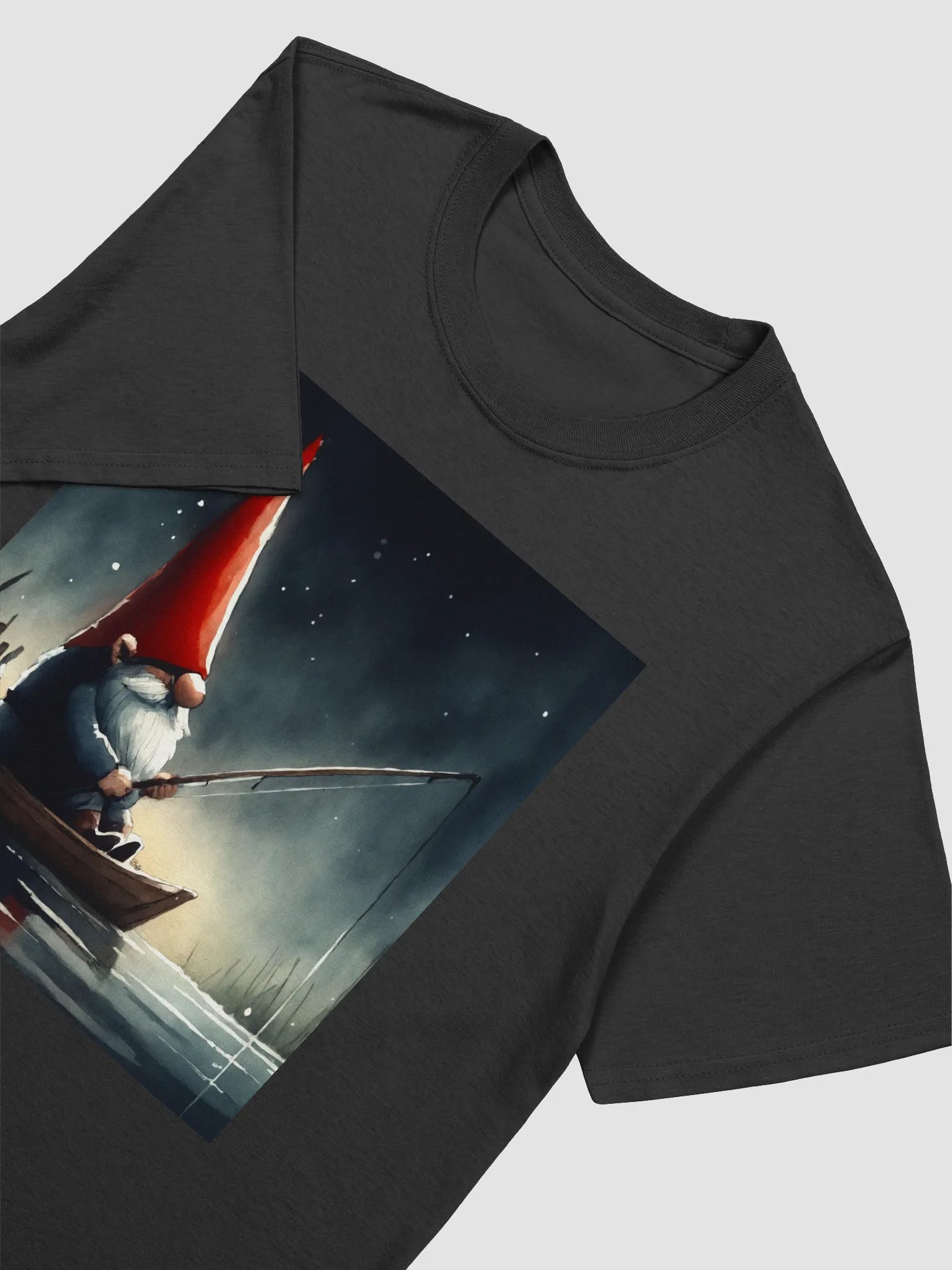 Midnight Gnome Fishing Adventure T-Shirt product image (1)