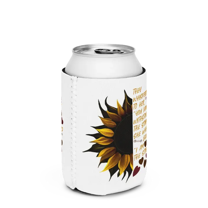 I Am the Storm Sunflower Can Cooler product image (3)