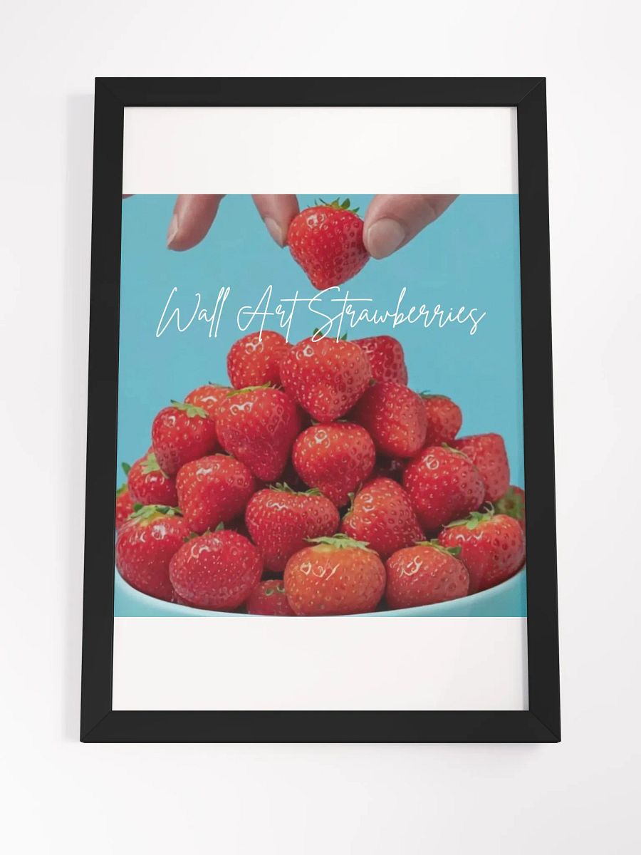 Wall Art Strawberries Framed High-Quality Matte Poster (in) product image (20)