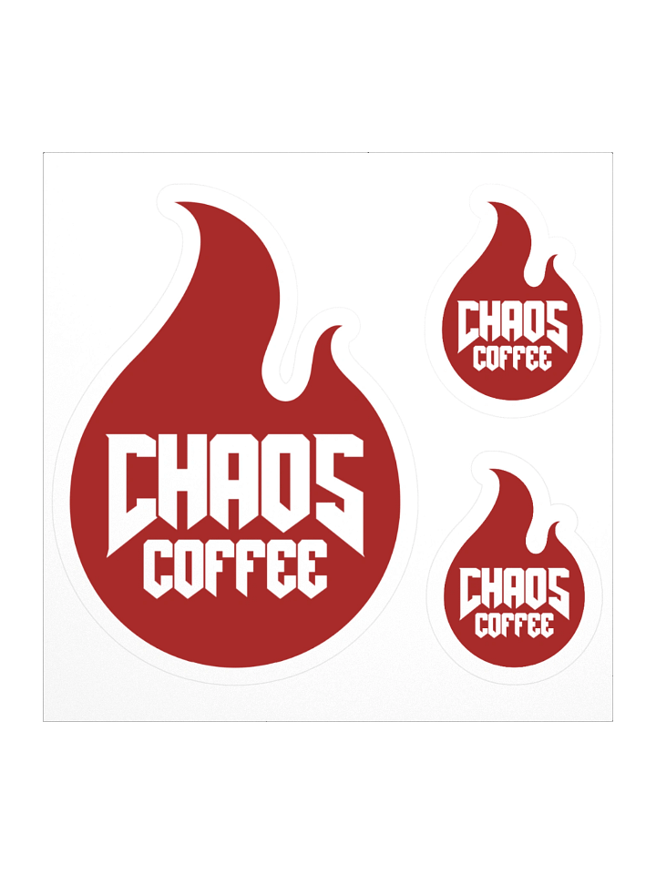 Chaos Coffee Stickers product image (1)