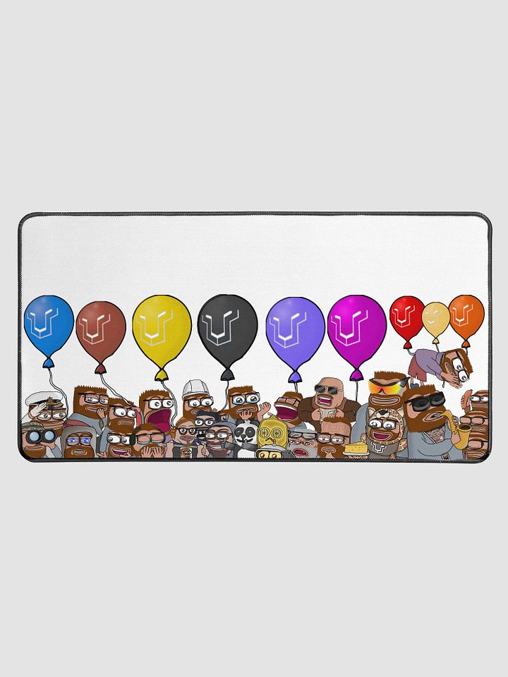 Leopard balloons desk mat product image (1)
