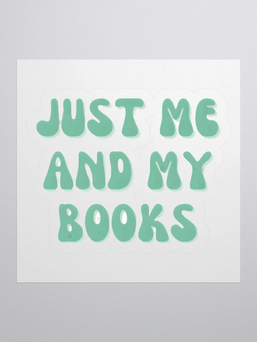 Just Me and My Books Stickers product image (2)