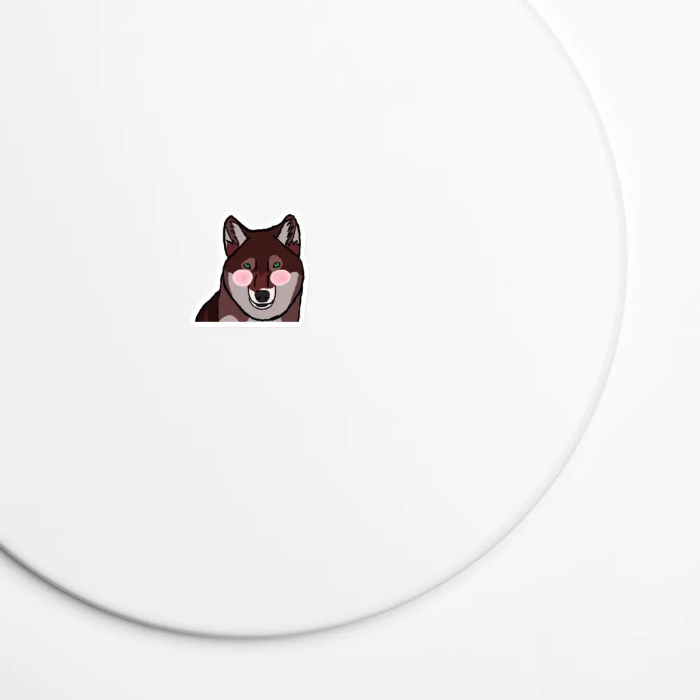 Wolf Blush Magnet product image (5)