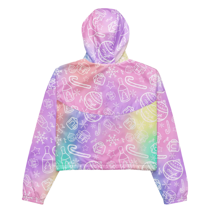 Limited Edition Christmas Tie Die Crop Windbreaker product image (13)