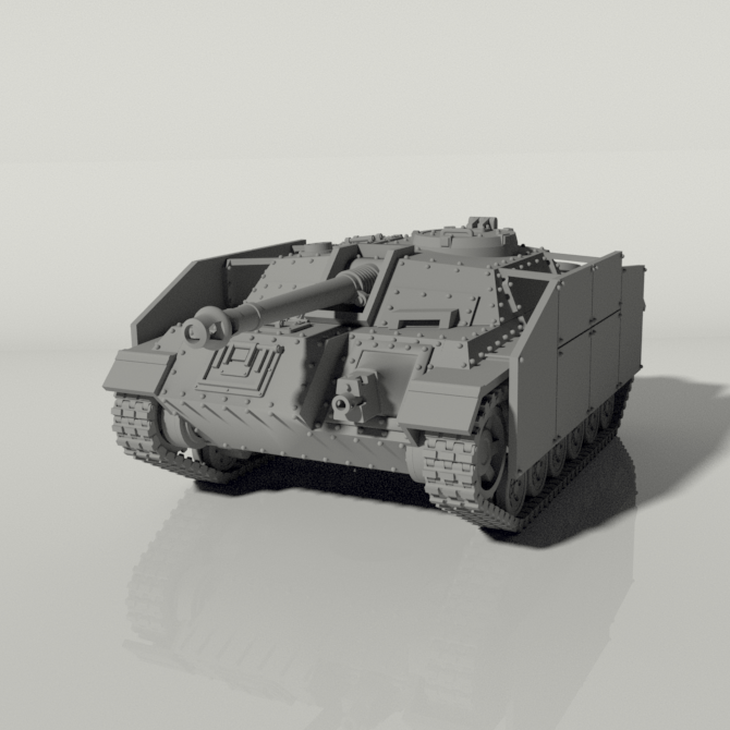 Grim StuG OR Grim Panzer IV Tank STLs product image (7)