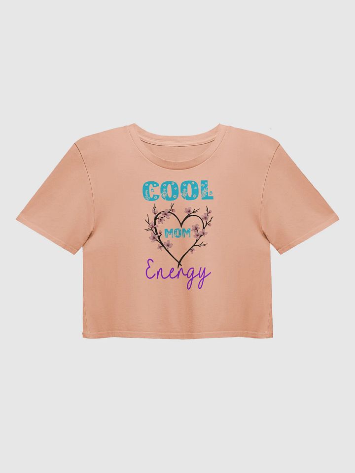 Cool Mom Energy Floral Crop Top product image (5)
