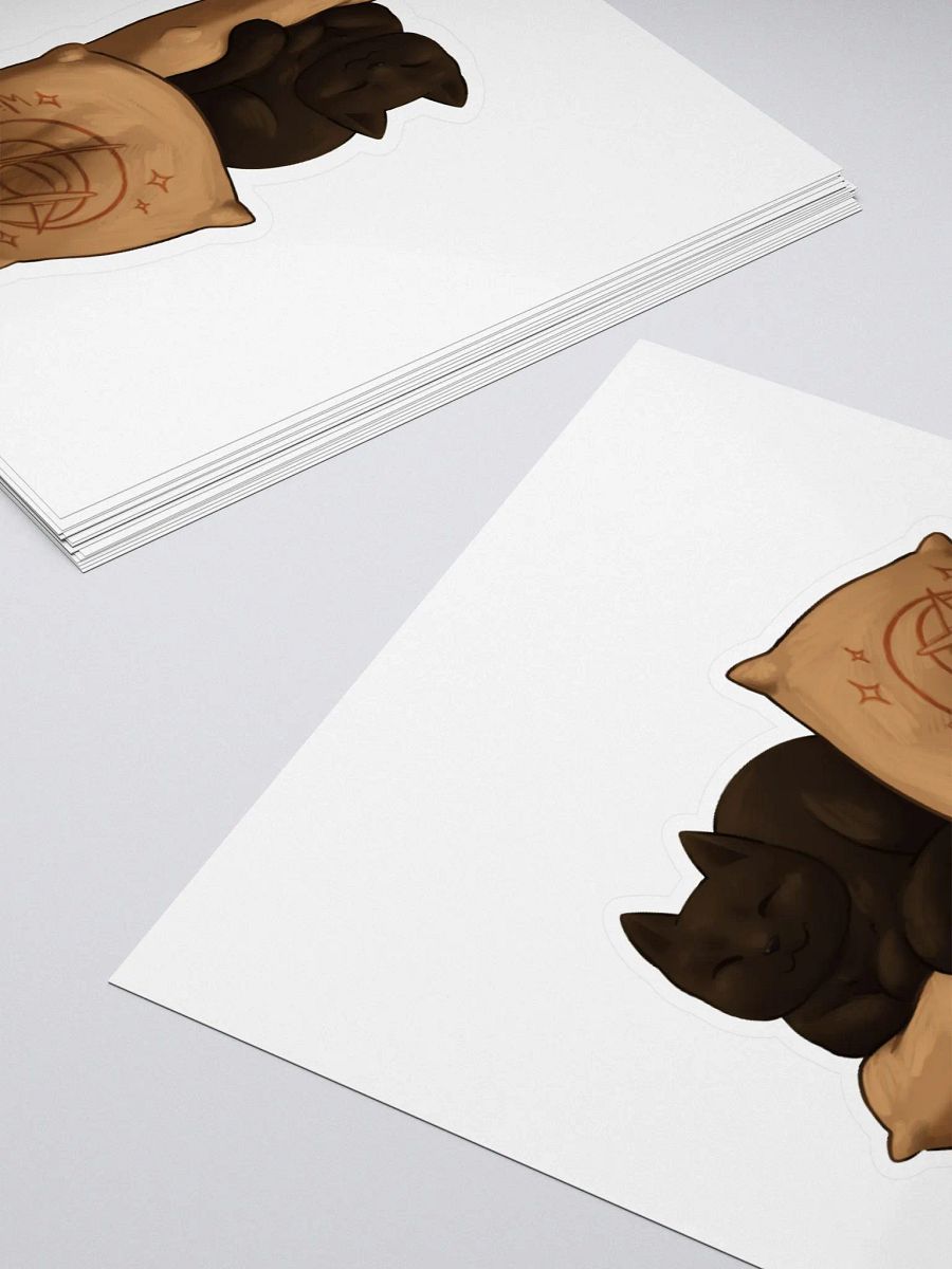 Smokey Napping on Bags of Witch's Brew Coffee Sticker product image (4)