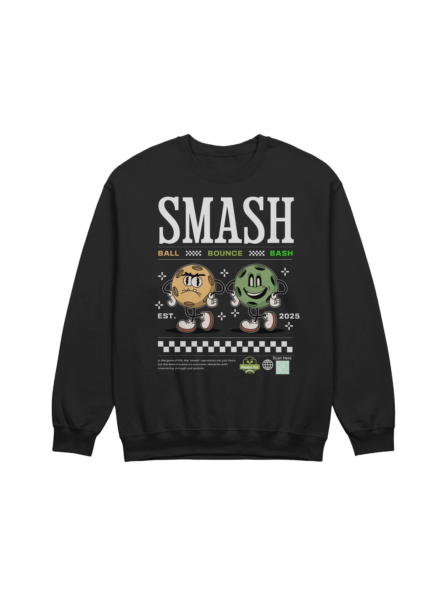 Pickle Fit Cartoon Pickleball Crewneck Sweatshirt product image (6)