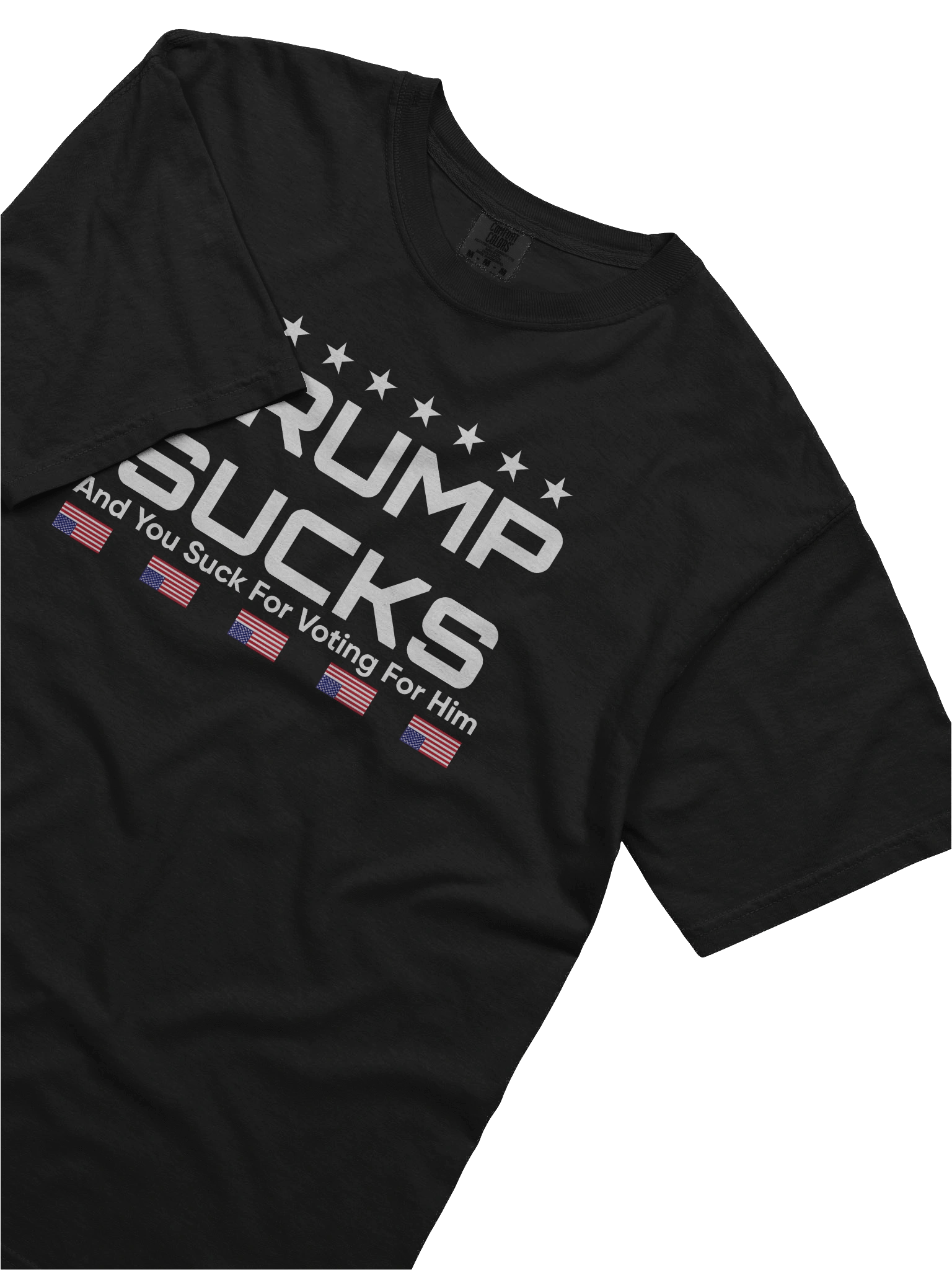 Anti-Trump Statement Flag T-Shirt product image (46)