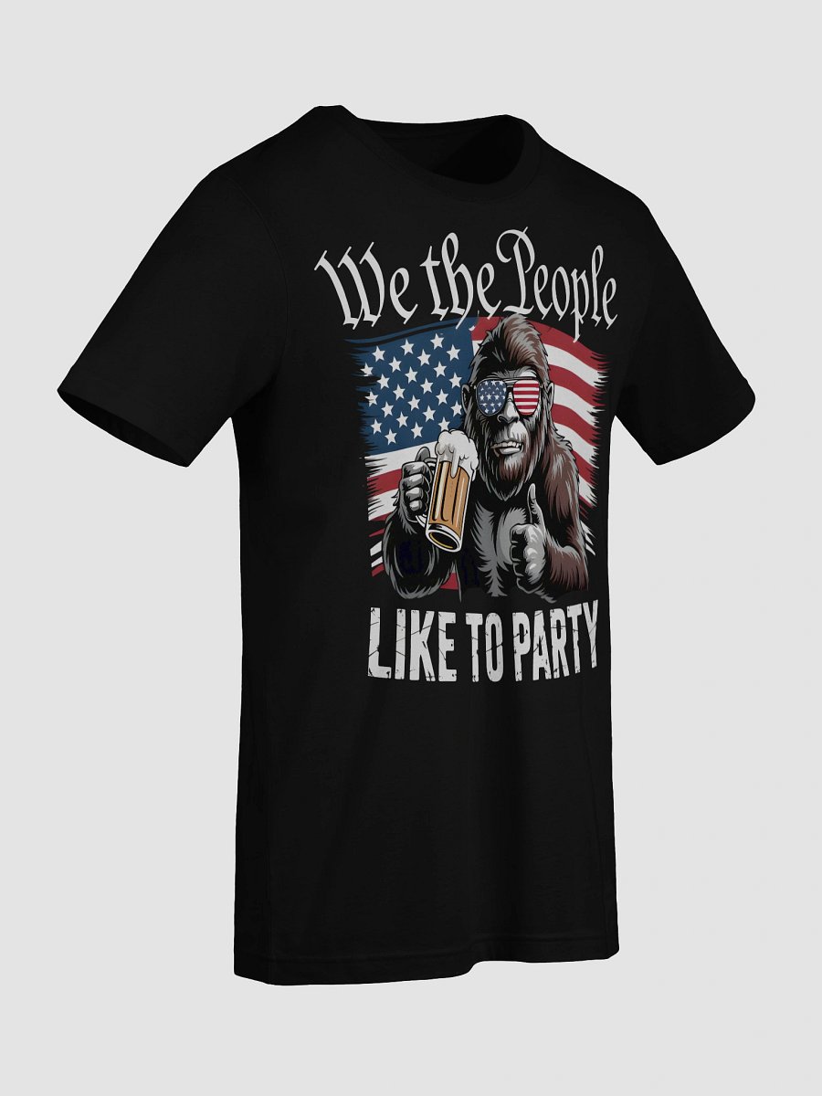 Patriotic Party Bigfoot T-Shirt product image (25)