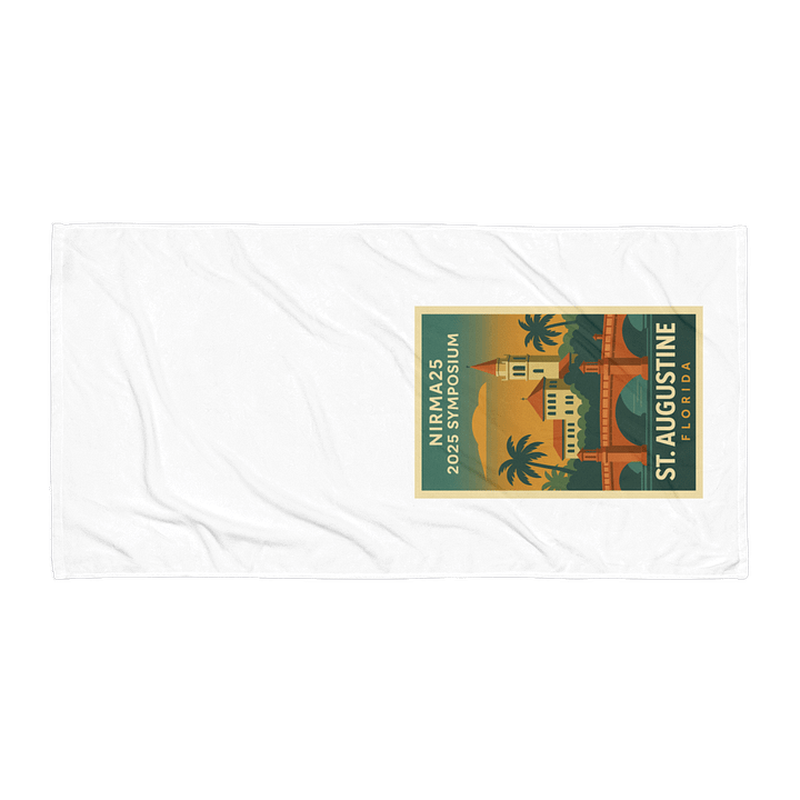 St. Augustine Bridge Beach Towel – NIRMA25 Edition product image (1)