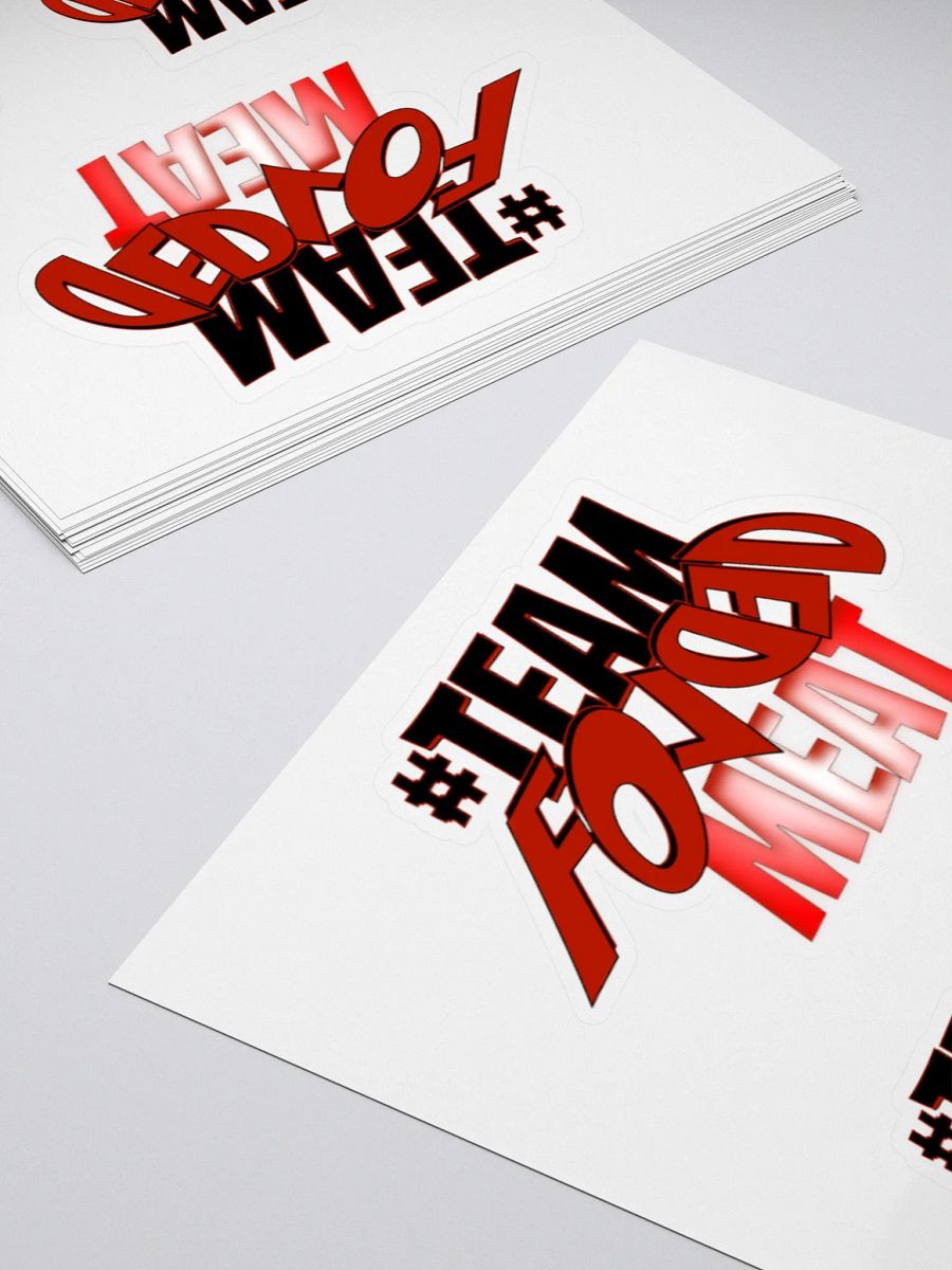 #TEAM FOLDED MEAT Sticker Pack product image (11)